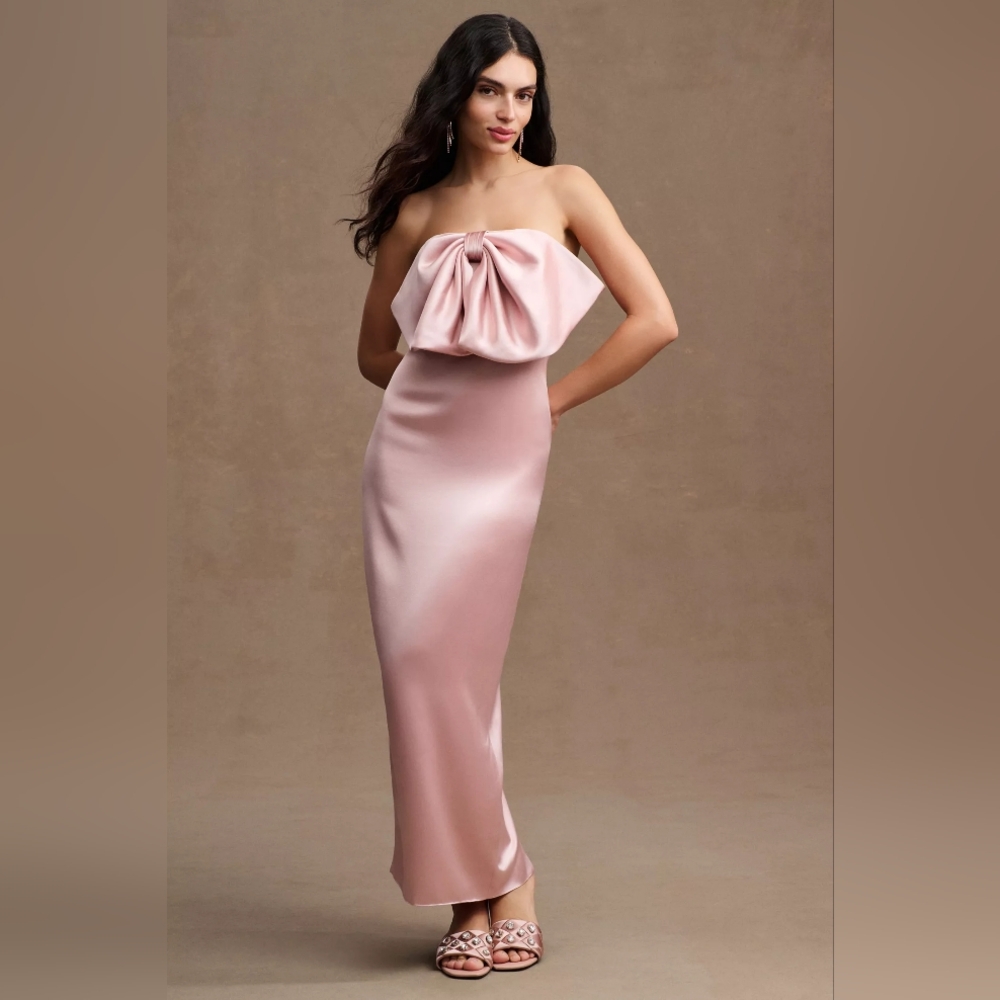 Anthropologie Ronny Kobo Selina Bow Midi Dress